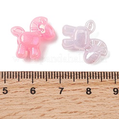 Непрозрачные акриловые бусины с УФ-покрытием&nbsp;OACR-G058-03