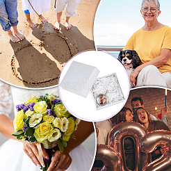 2 шт. 304 нержавеющая сталь медальон подвеска брелок KEYC-UN00016