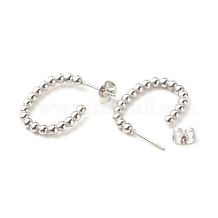 Овальные серьги-гвоздики из нержавеющей стали 304&nbsp;EJEW-K242-07P