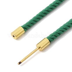 Fabricación de collares con cordón de nailon Milan redondo de 3 mm&nbsp;BJEW-H642-01G-25