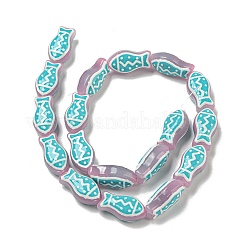 Прозрачные стеклянные бусины ручной работы GLAA-N0028-02A