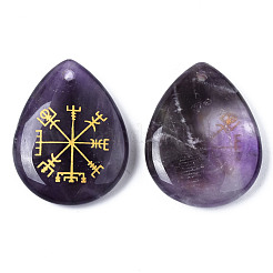 Подвески из натурального аметиста &nbsp;G-T122-72E