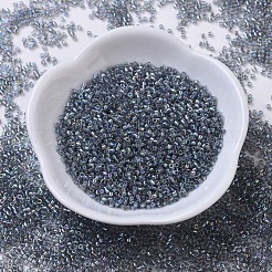 MIYUKIデリカビーズ  シリンダー  日本製シードビーズ  11/0  （db0179)透明グレーab  1.3x1.6mm  穴：0.8mm  約2000PCS /ボトル  10 G /ボトル&nbsp;SEED-JP0008-DB0179