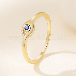 Кольца-пальцы сглаза 925 из стерлингового серебра с микропаве из кубических цирконий для женщин&nbsp;FS-WG42376-07