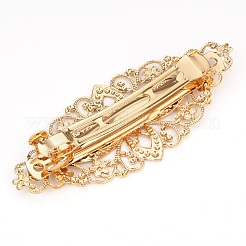 Латунные заколки крокодил KK-I681-02G