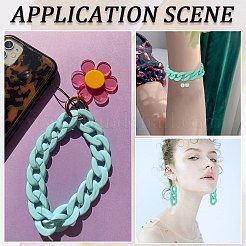 60 шт. непрозрачные акриловые соединительные кольца&nbsp;OACR-SC0001-54