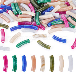 100 Stück zweifarbige Acrylperlen&nbsp;MACR-TA0002-80