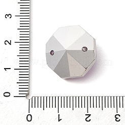Подвески-коннекторы из гальванизированного стекла со стразами EGLA-Z007-01D