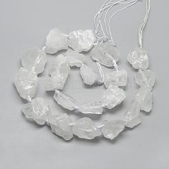 Природных кристаллов кварца бисер нитей G-R421-16