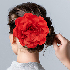 Броши-цветы из полиэстера JEWB-WH0021-54B