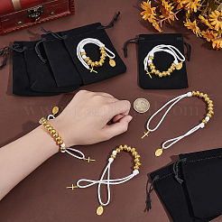 8 bracelet de perles rondes en plastique CCB&nbsp;BJEW-PH01941