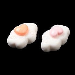 Мультяшные непрозрачные кабошоны из смолы&nbsp;RESI-C039-02F