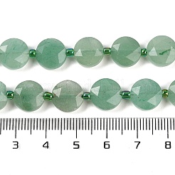 Естественный зеленый авантюрин бисер нитей G-C116-A81-01