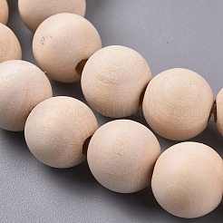 Guirlandes de perles de bois de pin&nbsp;AJEW-WH0109-79C-01