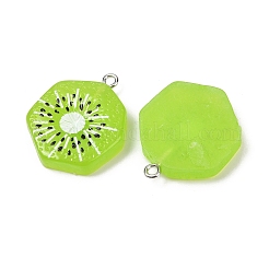 Подвески из непрозрачной смолы с фруктовой тематикой&nbsp;RESI-F061-02G