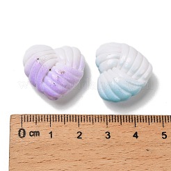 Непрозрачные акриловые бусины с распылением OACR-P032-01A-M