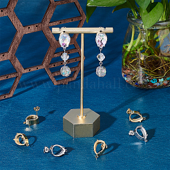 4 пара 2-х цветных сережек-гвоздиков из нержавеющей стали 304 STAS-UN0038-08