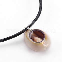 Braccialetti con ciondoli in poliestere cerato coreano ecologico regolabili&nbsp;BJEW-JB03988-M
