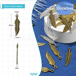 Подвески из сплава 30шт 3 цветов FEAT-CJ0001-01