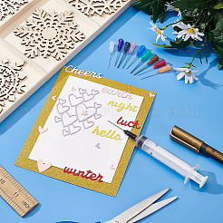 100 шт. 10 пластиковых наконечника для дозирования жидкости с тупыми иглами TOOL-BC0001-25