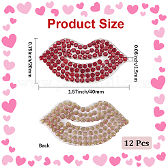 Valentinstag-Thema Hotfix-Strass&nbsp;DIY-WH20007-284B