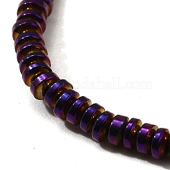 Гальванические нити из синтетических немагнитных гематитовых бусин X-G-L613-G01-01D