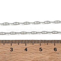 Collane con catena a maglie strette in acciaio inossidabile 304 da 2.3 mm per donna&nbsp;SA-CBACA62-04P
