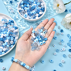 720 шт. 6 вида пластиковых и акриловых бусин&nbsp;KY-YW0001-77