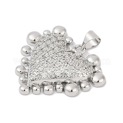 Латунные микро проложить кубического циркония подвески KK-A241-07P