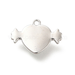 Прозрачные подвески со стразами из прозрачной смолы FIND-B015-01B-P