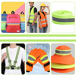 25м плоские светоотражающие полиэстеровые ленты&nbsp;OCOR-BC0006-17B