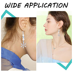 100 шт. фурнитура для сережек из нержавеющей стали 304 STAS-AR0002-37B