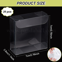 Boîtes de rangement en plastique&nbsp;LS-CON-WH0086-083