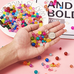 Прозрачные матовые стеклянные бусины и прозрачные хрустальные стеклянные бусины CCG-CD0001-01