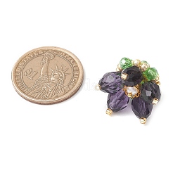 Прозрачные стеклянные подвески&nbsp;PALLOY-MZ00720-06