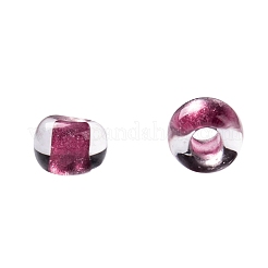 TOHOラウンドシードビーズ  日本製シードビーズ  （1015)つの赤面の裏地付きクリスタル  11/0  2.2mm  穴：0.8mm  約1110PCS /ボトル  10 G /ボトル&nbsp;SEED-JPTR11-1015