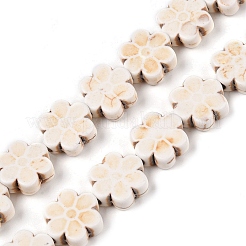 Синтетических нитей бирюзовые бусы UNKW-T001-05