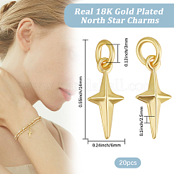 20 шт. Латунные подвески&nbsp;KK-BBC0017-27