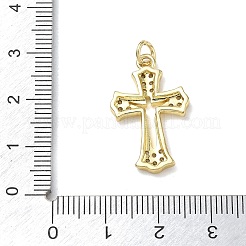 Ottone con pendenti in strass di cristallo&nbsp;RB-CBA6830-03G-03