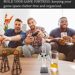 3-уровневые прозрачные акриловые держатели для игровых контроллеров ODIS-WH0002-09