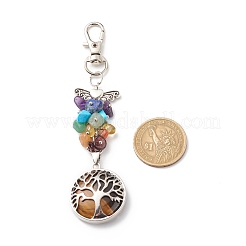 Украшения из драгоценных камней с ангельским кулоном HJEW-JM00718