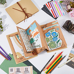 2 шт. прямоугольных бумажных фотоальбомов для журналов&nbsp;AJEW-FH0007-25A