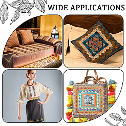 Блестящая кружевная лента из полиэстера SRIB-WH20020-049E