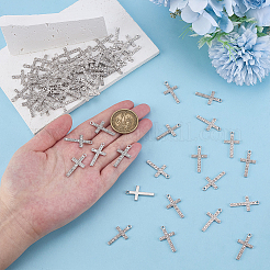 Подвески со стразами из сплава 50 шт. FIND-ME0002-13P