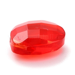 Прозрачные граненые стеклянные бусины каплевидной формы k9 GLAA-C013-01B