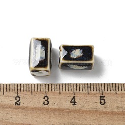 Фарфоровые бусины ручной работы&nbsp;PORC-L080-D09