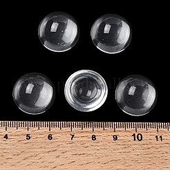 Transparent halbrund Glas Cabochons&nbsp;X-GGLA-R027-20mm