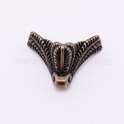 Защитные уголки коробки из цинкового сплава PALLOY-WH0070-92AB