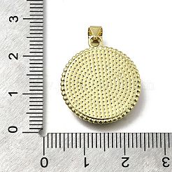Pendentifs avec zircon cubiques à micro-pavés en laiton&nbsp;KK-C090-06A-G