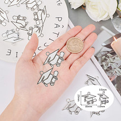 Тибетский стиль сплава цинка подвески&nbsp;PALLOY-P178-21AS